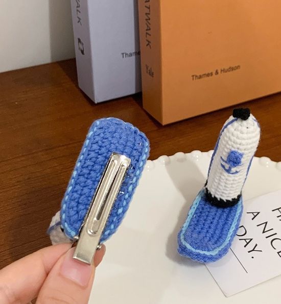 스펀지밥 집게리아 모자 머리 헤어 집게 핀 삔 클립