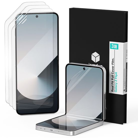 갤럭시 Z플립6 액정 보호 필름 강화유리 3매 세트