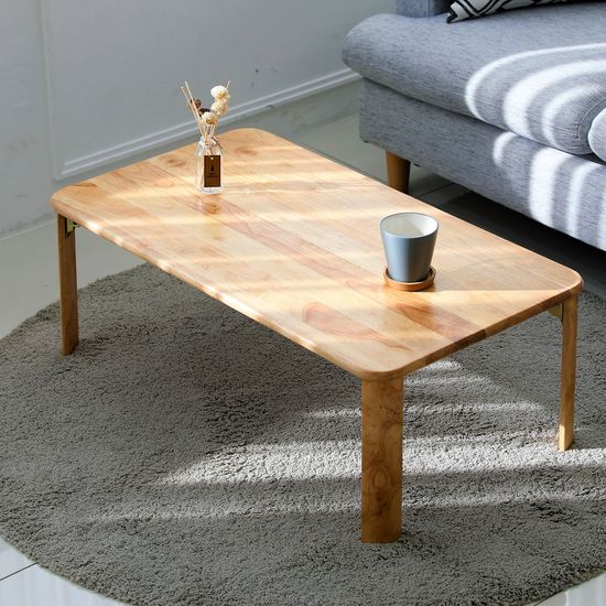 순수원목 좌식 접이식 테이블 900