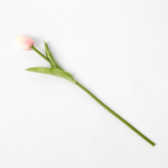 피어나 한송이 튤립 조화(연핑크)