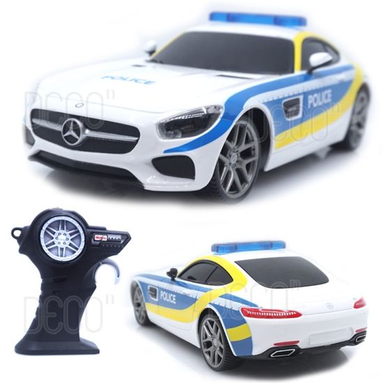 마이스토 RC카 1:24 벤츠 AMG GT 경찰차 무선조종