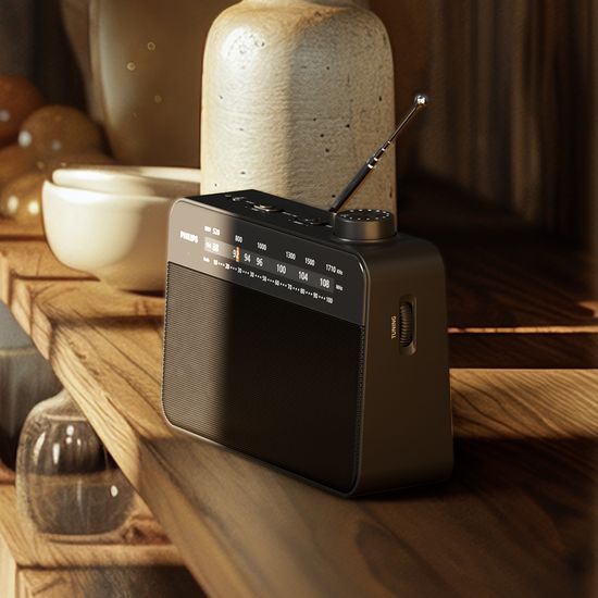 필립스 TAR2509 클래식 효도라디오 등산용 소형 미니