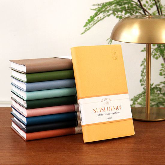 2026 오피셜 슬림 먼슬리 다이어리