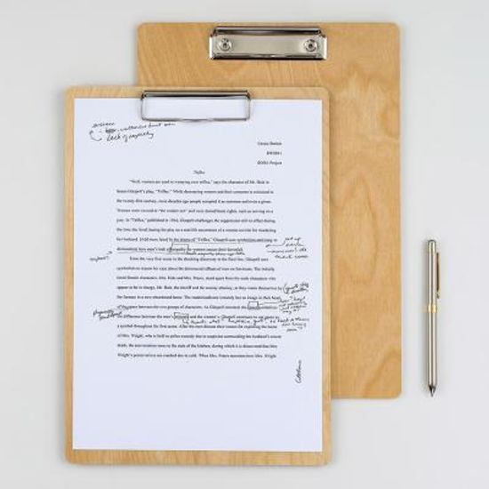 우드 A4 클립 패드 1619