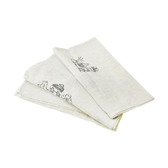 하우스 스티치 가리개 커튼