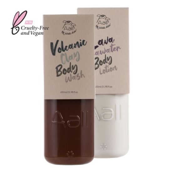 에이올 화산송이 바디워시 + 용암해수 바디로션