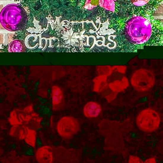 50cm 블라썸 원형 리스/크리스마스 장식 연말 트리