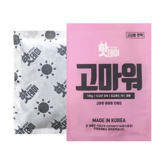 핫데이핫팩 고급형 100g X 100매