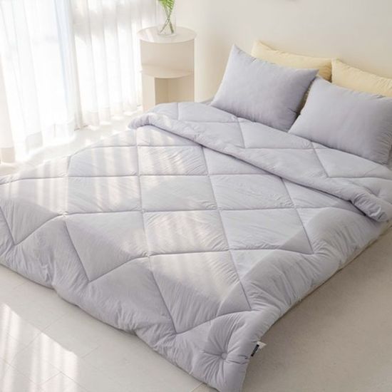더크린 클라우드케어워싱 이불패드세트SS파스텔그레이