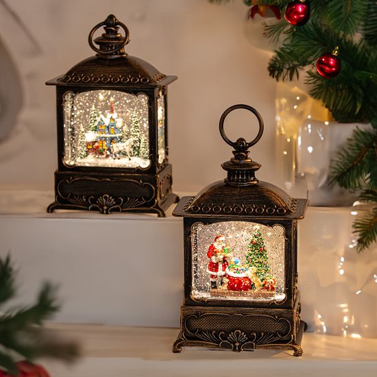 크리스마스 오르골 - 올드맨 스퀘어 워터볼 무드등