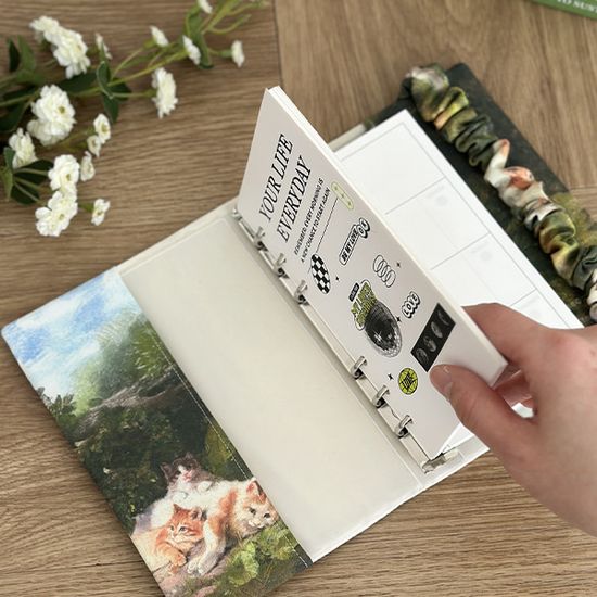 해피니스 프릴밴드 북커버 & 마그넷 선물세트