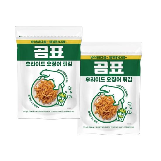 곰표 후라이드 오징어 270g x 2pk 맥주안주 스낵