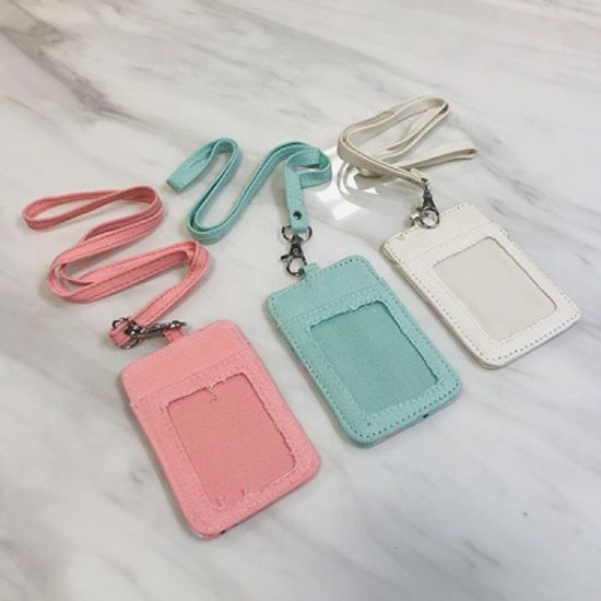 플라밍고 목걸이형 카드케이스