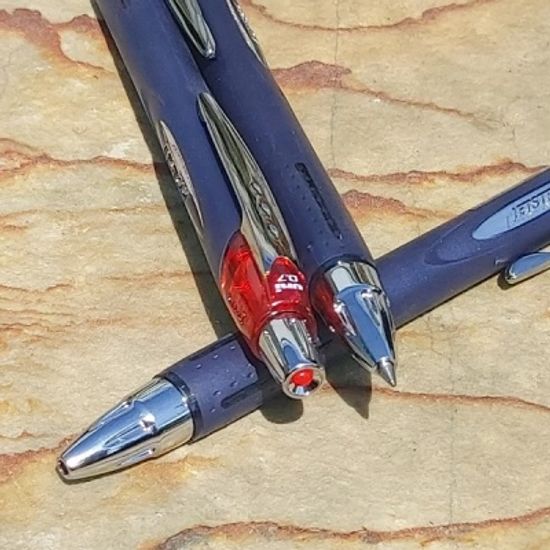 유니 제트스트림 0.7mm 메탈클립 유성볼펜 SXN-217