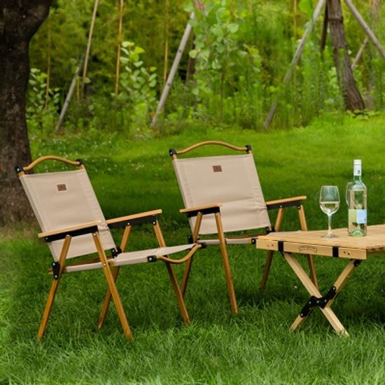 1+1 [레토] 감성 접이식 캠핑 의자 로우 체어 LCP-C03