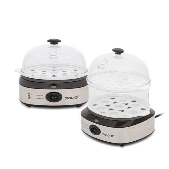 키친아트 계란 삶는 기계 에그 전기 스티머 달걀 찜기