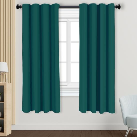 데이나잇 암막커튼 2장세트 작은 창문 가림막 그린