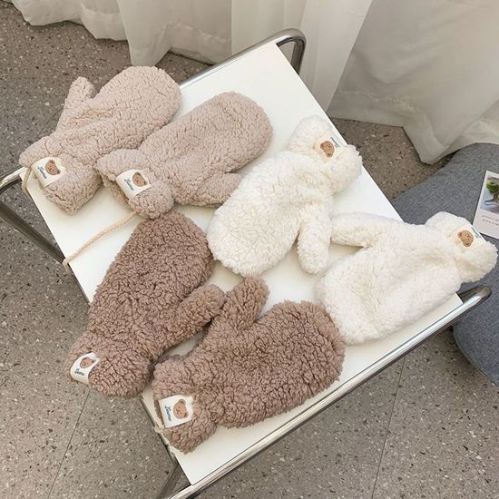 여성 뽀글이 벙어리 장갑 양털장갑(WFG3NLC)