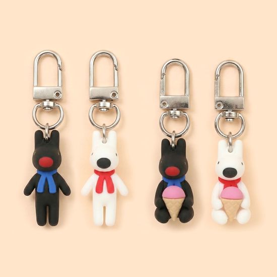 가스파드와 리사 커플 키링 (옵션 2종)