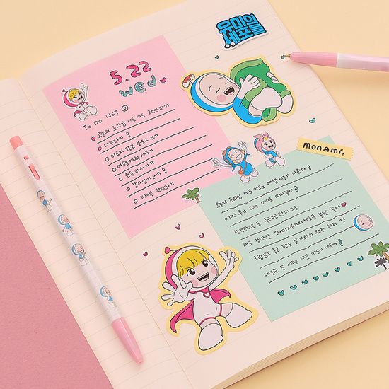 [한정판] 모나미X유미의 세포들 볼펜 세트