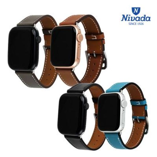 애플워치 스트랩 4종 가죽밴드 5007 38 40 41mm
