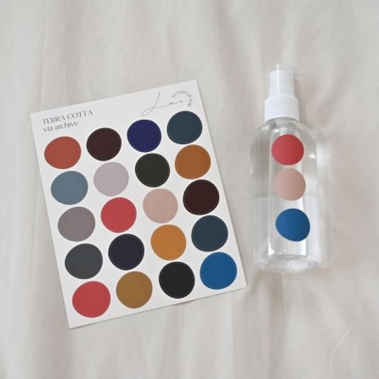 via archive colour 도트스티커 3장모음