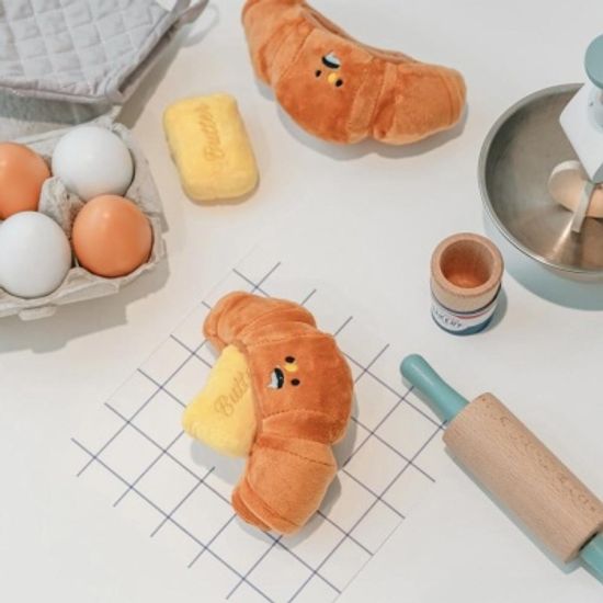 반려동물 강아지 크로와상 삑삑이 노즈워크 장난감