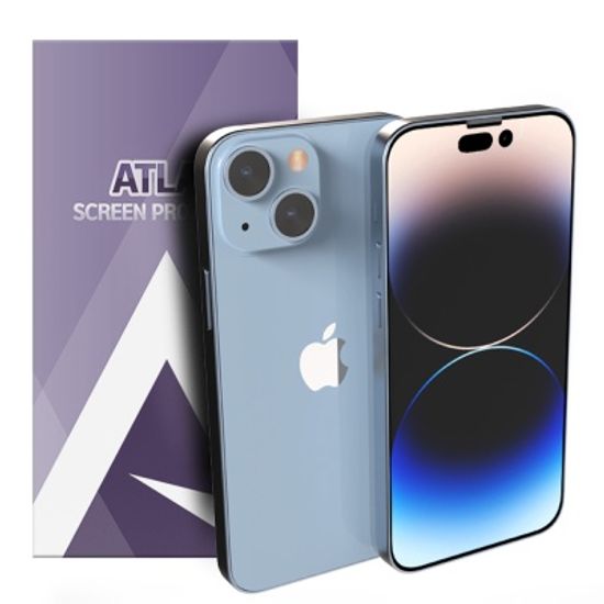 제로스킨 아이폰14 ATLAS 030X2 베젤 풀커버 필름 2매