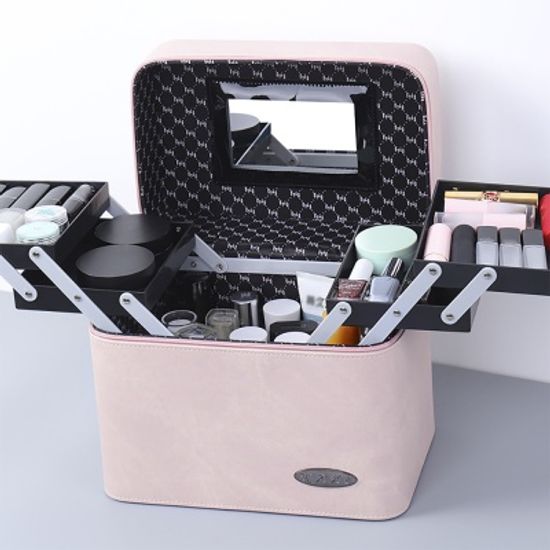 뷰티업 3단 메이크업가방 휴대용메이크업박스