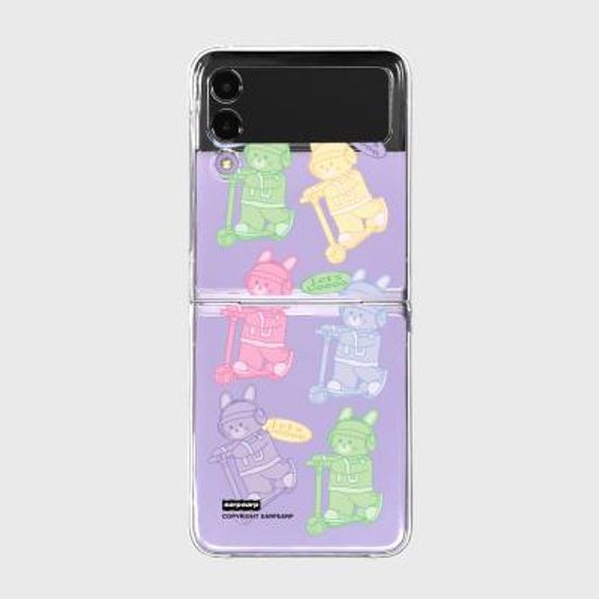 LETS GO COLORFUL BANA(Z플립-클리어하드)