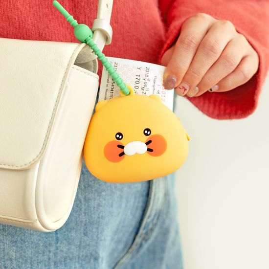귀여운 춘식이 형태 미니 파우치