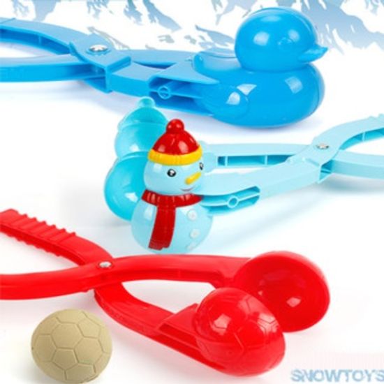 스노우볼 메이커 제조기/눈사람 오리/눈뭉치 틀 집게