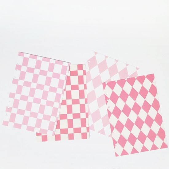 아이씨엘 6공 리필 속지 A5 체커보드 Checkerboard