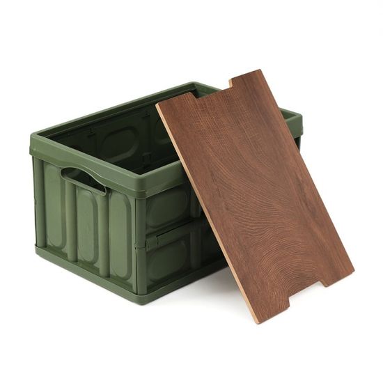 30L 베스트 캠핑 폴딩박스(카키) 리빙박스