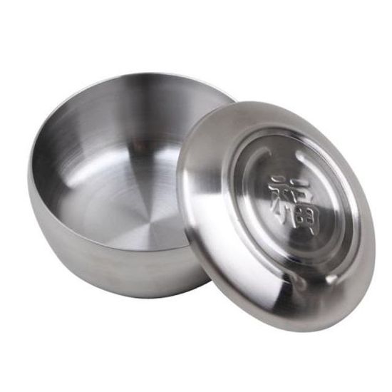 스텐레스 밥공기 밥그릇 무광 주발 식당 밥공기