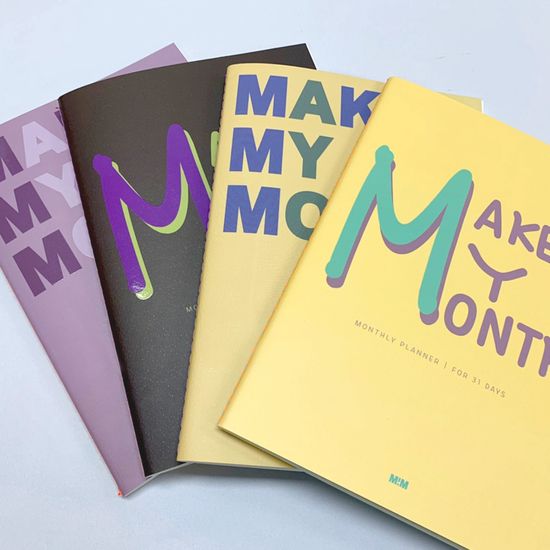 판다몽 | MAKE MY MONTH 먼슬리 플래너 | 실제본노트