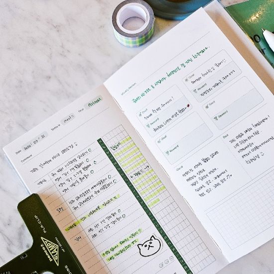 The 100 Days Planner 100일 공부 수능 입시 스케쥴러