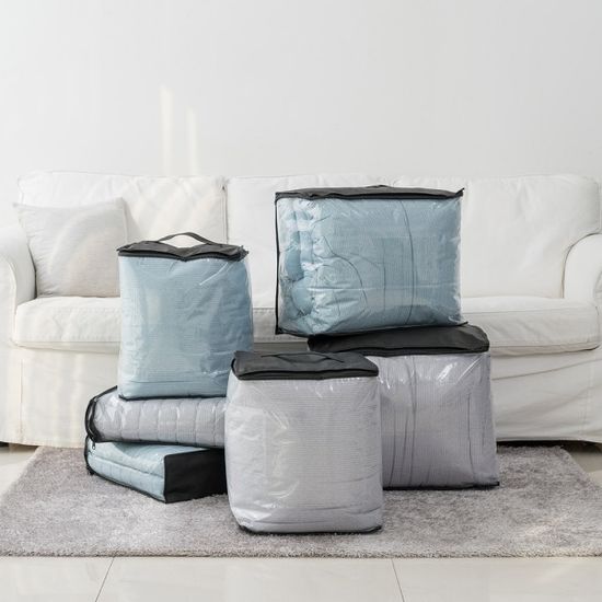 [단독특가] 더블리 투명 PVC 이불정리함 3종 세트