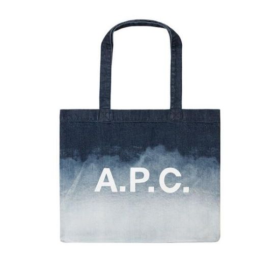 아페쎄 APC 다이앤 블리치 워싱 데님 쇼퍼백