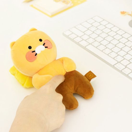 카카오프렌즈 춘식이 손목 쿠션 배볼록 마우스 손목