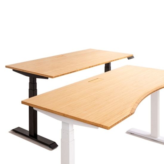 루나랩 원목 듀얼모터 전동 높이조절책상 1800 (택배)