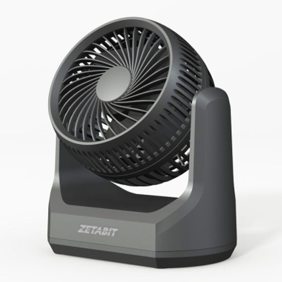 [1+1] ZETABIT BLDC 미니 서큘레이터 (유선 블랙)