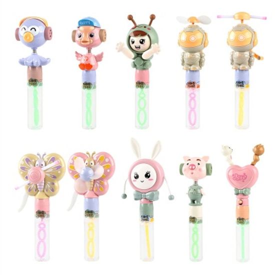 움직이는 장난감 공룡 동물 버블 스틱 비눗방울 놀이