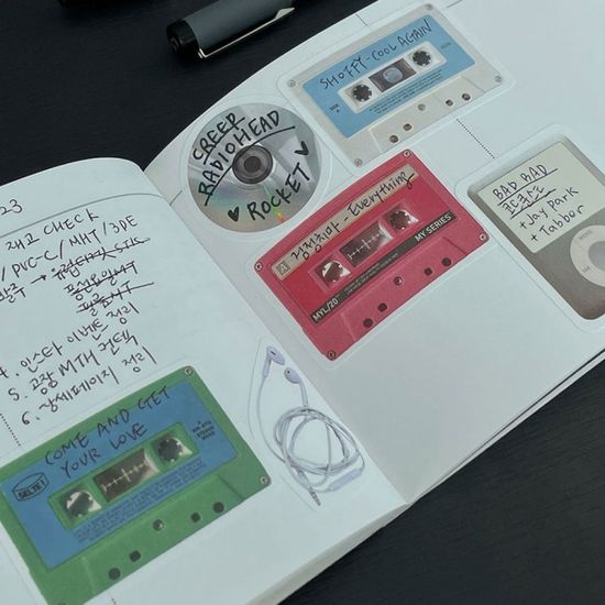 마이시리즈 아날로그 플레이리스트 스티커