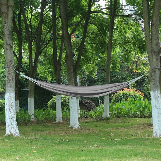 [엣모어]힐링존 캠핑 해먹(190x90cm) (그레이)
