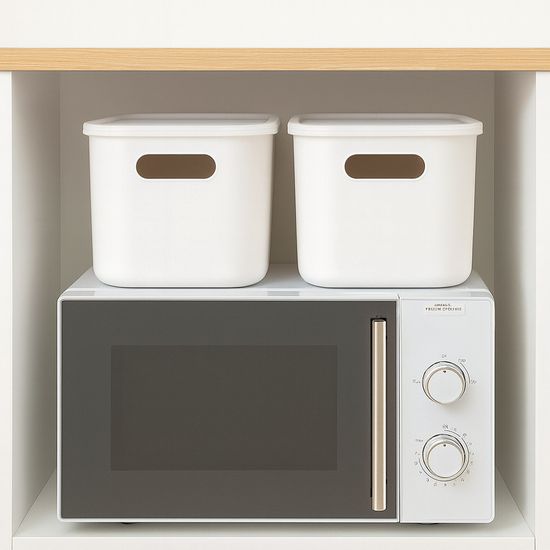 아이엠 리빙박스 수납정리함 S 1+1 손잡이형 공간박스