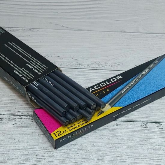 프리즈마 PREMIER 에보니 드로잉/스케치연필 1다스