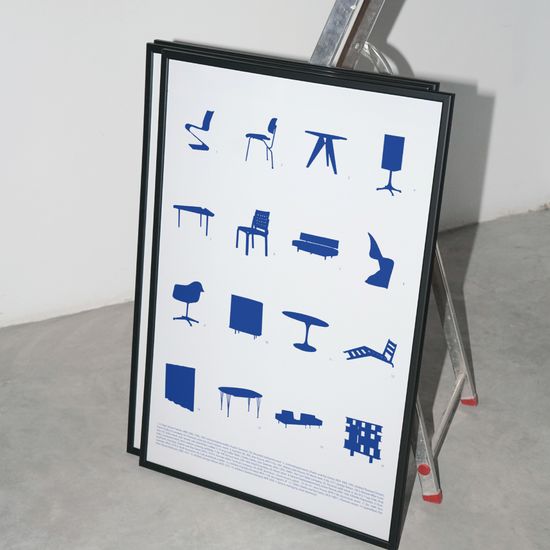 미드센츄리 빈티지 가구 컬렉션 A2사이즈포스터 #2413