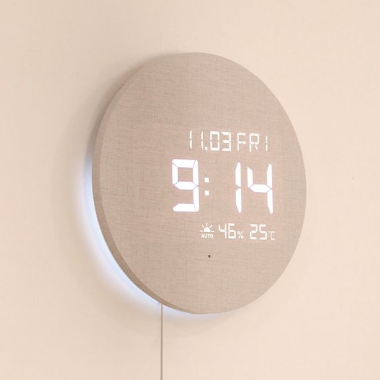 아이정 선라이즈 LED 무드등 벽시계