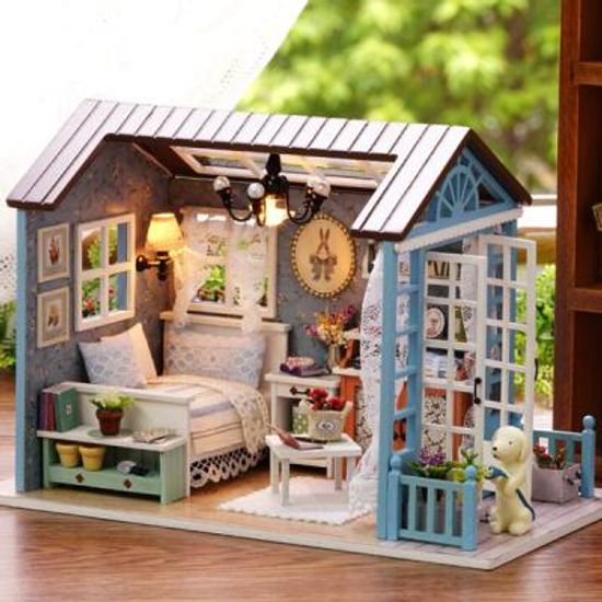 [adico]DIY 미니어처 하우스 - 레트로 침실